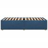 Bed Frame without Mattress Blue 90 x 190 cm Fabric