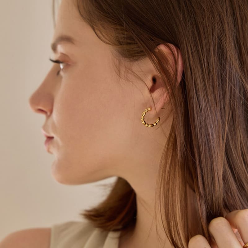 PAIGEFLYNN JEWELRY [925 Silver] New Age Ring Earrings