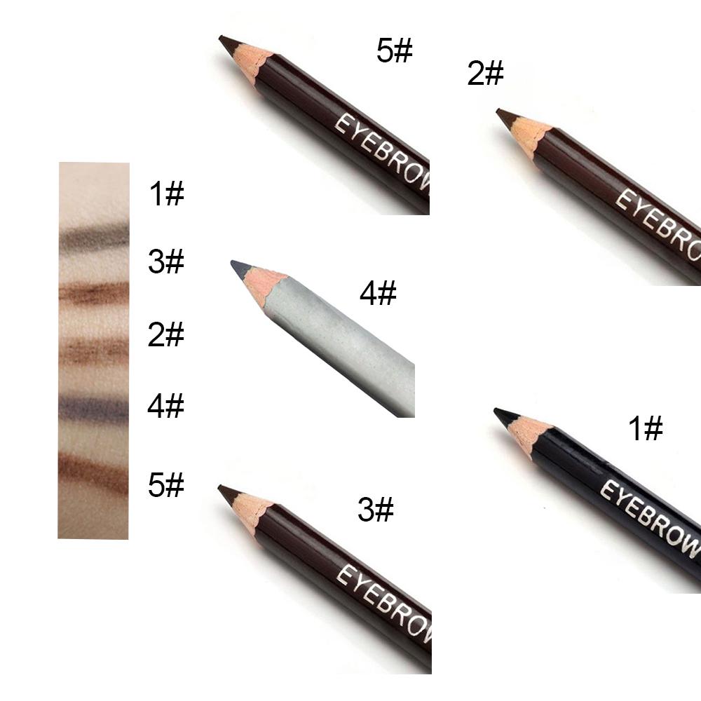 Long Lasting Double Headed Leopard Print Eyebrow Pencil  Eyebrow Enhancer with Makeup Brow Shadow