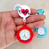 Retractable Clip Hang Clock Silicone Pocket Watches Wholesale FOB Pocket Watches  Unisex