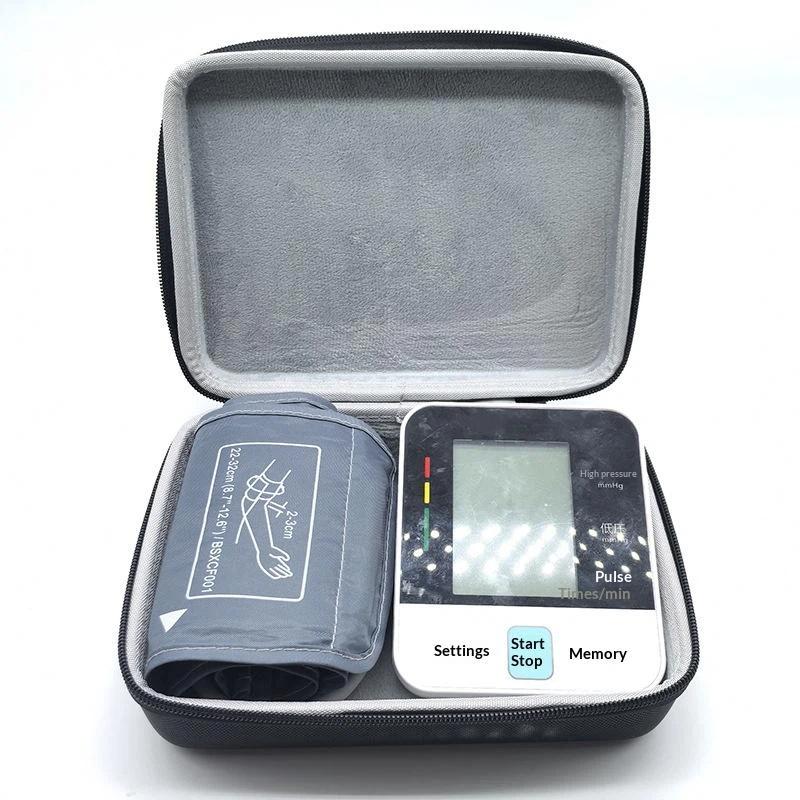Hard Protective Carrying Case for Wireless Upper Arm Blood Pressure Monitor Dustproof Fits Standard Cuff for Business Trip Use