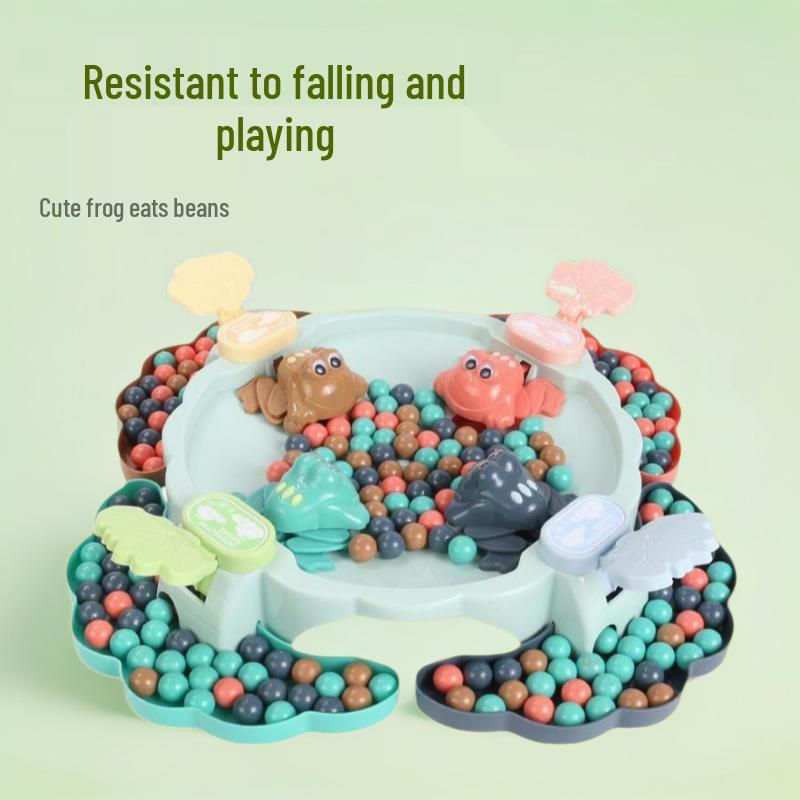 

Handmade Parent-Child Frog Bean Game – Educational Toy for Children
