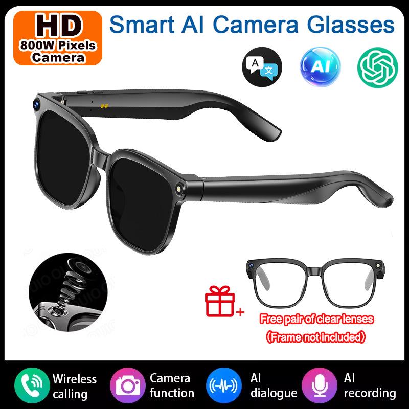 M02S AI viedās brilles: 8MP kamera