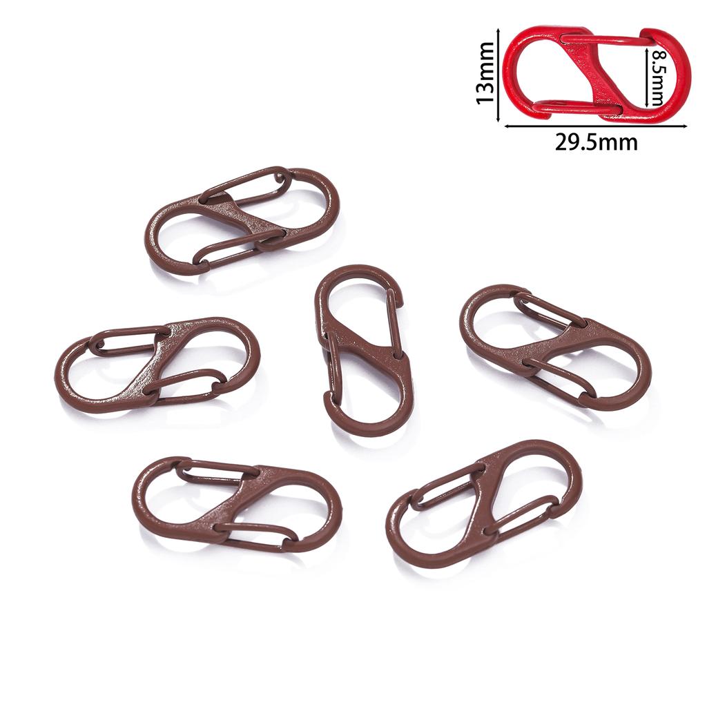 5Pcs/lot Colorful S Shape Spring Clasp End Clasps Hooks Chain Connectors For Bracelet Necklace DIY Jewelry Making Supplies