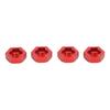 4PCS Wheel Hex Hub Adapter Aluminum Alloy Wheel Hex Coupler for   LaTrax Teton 1Celsius18 RC Truck