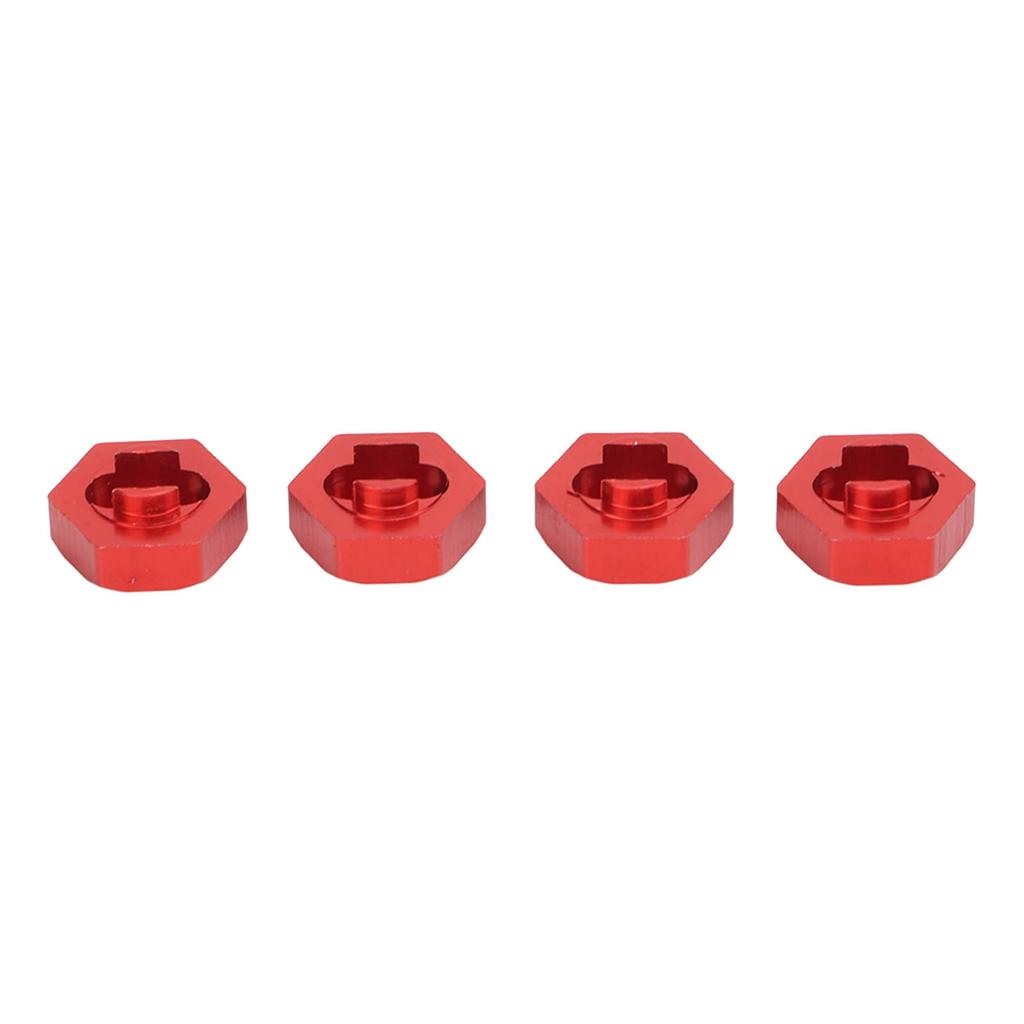 4PCS Wheel Hex Hub Adapter Aluminum Alloy Wheel Hex Coupler for   LaTrax Teton 1Celsius18 RC Truck