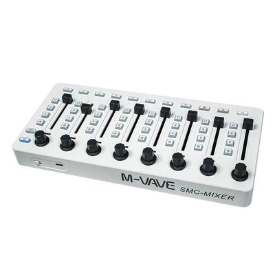 SMC-MIXER MIDI valdiklis: 8 kodavimo įrenginių maišymo pultas programinės įrangos valdomiems muzikos instrumentams