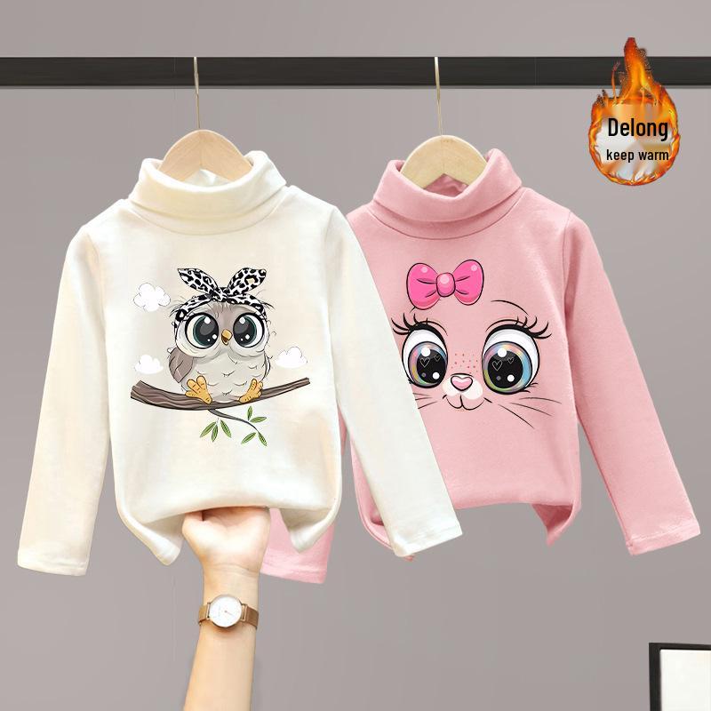 Children's Warm Base Layer Top for Boys and Girls - Thick, Versatile Long-Sleeved for Autumn/Winter