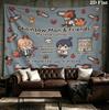 Chainsaw Man Wall Tapestry Aesthetic Wall Hanging Printed Fabric Blanket Decorative Tapestries For Bedroom Living Room Home Decor
