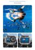 Magnetic Waterproof Case for DJI Action 6: 60m Deep Underwater Protective Cover with Vertical & Horizontal Quick Release
