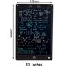 Lcd 6.5/8.5/10/12Inch Writing Tablet For KidsReusable Magic Drawing Board With StylusEco-Friendly Erasable Doodle Pad Toy Gift