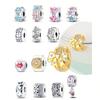 Charme Kupfertöne Schmetterling Goldene Schleife Perle Für Original Armband DIY Perlen Charms Schmuckherstellung Geschenk Für Frauen Styfne