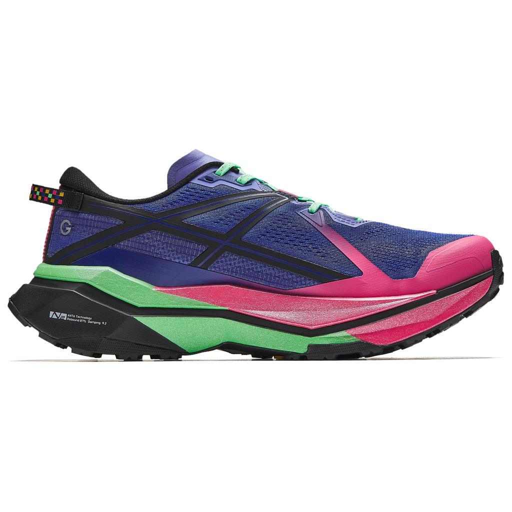 New Anta Anti-Slip And Wear-Resistant Breathable Low-Top Casual Running Shoes Men's Blue Pink Green 112515516A-1