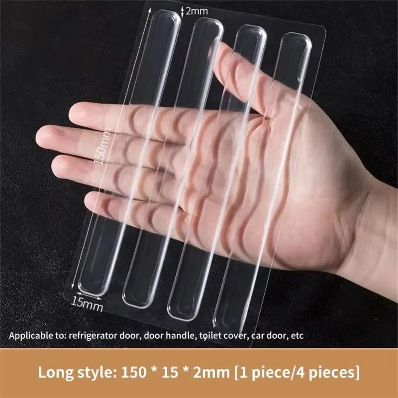 1 Set Self Adhesive Silicone Clear Bumpers Wall Protector Furniture Refrigerator Door Cabinet Glass Mute Buffer Anti-crash Pad