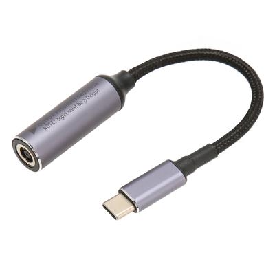Vstup DC 6.0mmx3.7mm na napájecí kabel typu C samice na samec 100W napájecí kabel typu C s PD nabíjením pro