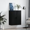 VidaXL Armoire murale noir 69,5x34x90 cm 828437