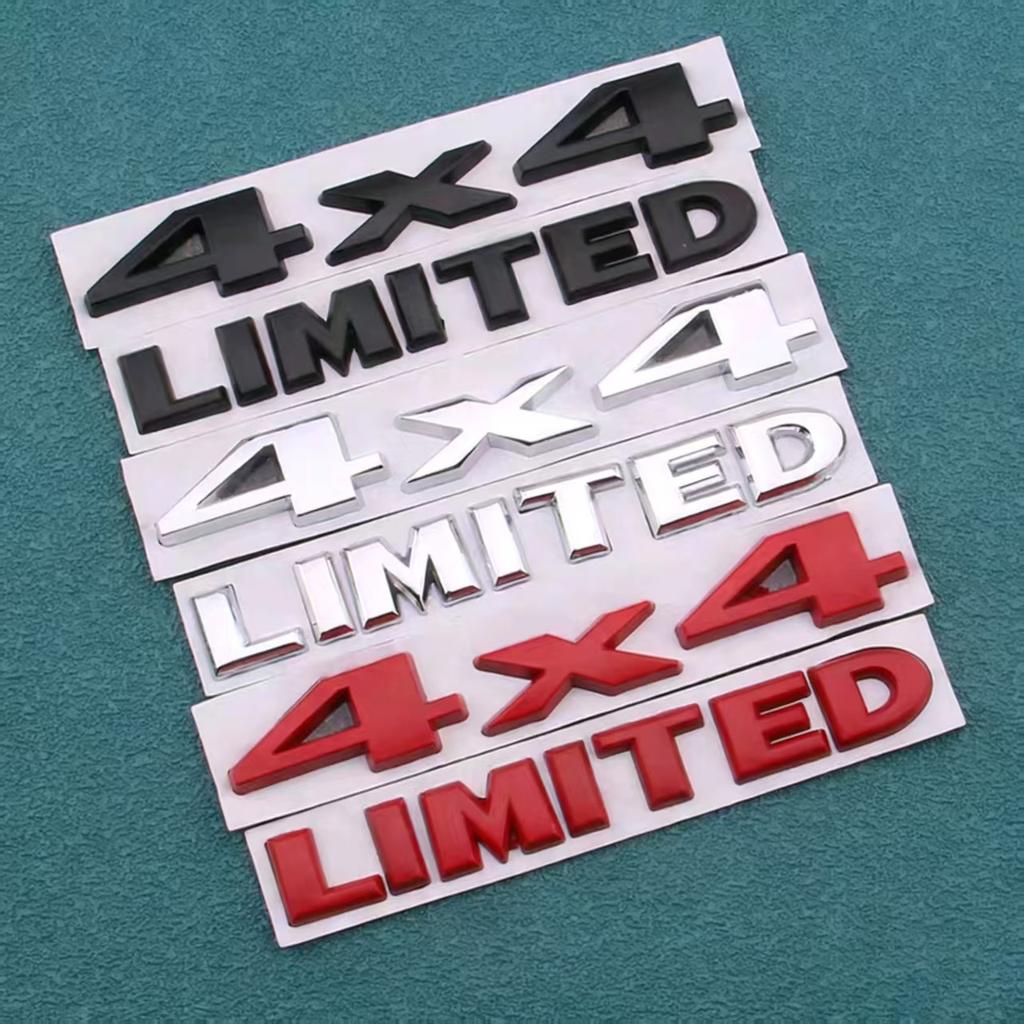 Car Front Rear LIMITED 4X4 Logo Auto Grille Emblem Sticker Accessories For Jeep Renegade Compass Grand Cherokee Wrangler Rubicon