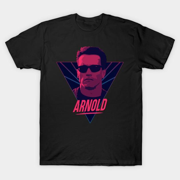 

Men Black Print T-shirt Arnold No-Cut Transfer Paper Print Cotton Tshirt - Men s Summer Cotton Graphic Tee 5XL різнокольоровий