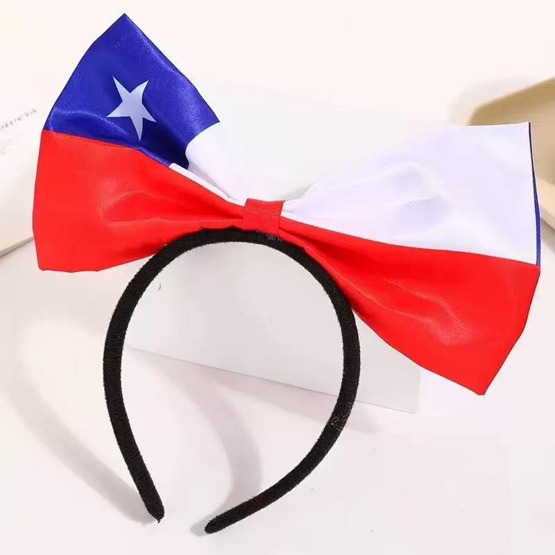 Stoff Nationalflagge Stirnband für Kinder Amerikanischer Unabhängigkeitstag Haarschmuck für Nationalfeiertag