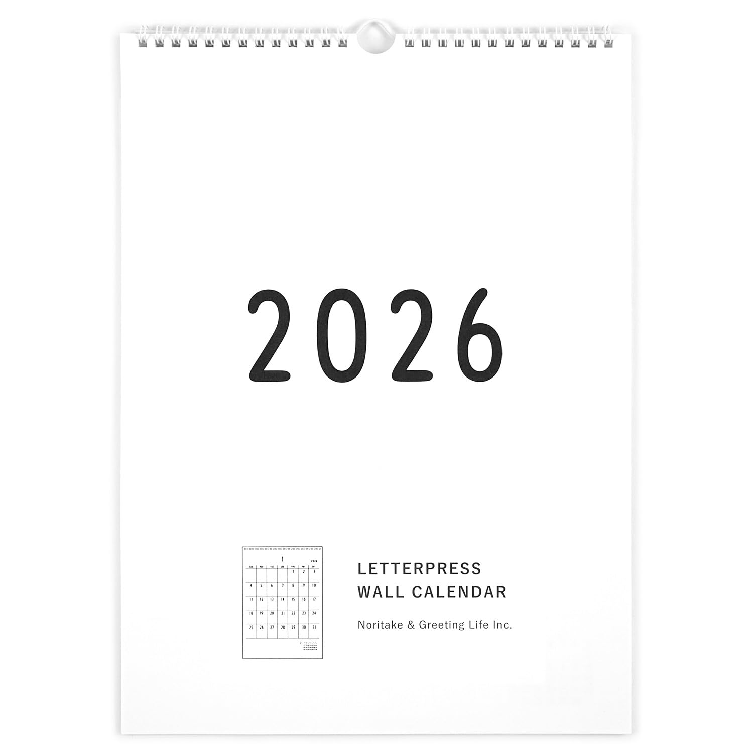 

Greeting Life 2026 Calendar Noritake Wall Hanging C-1667-NT