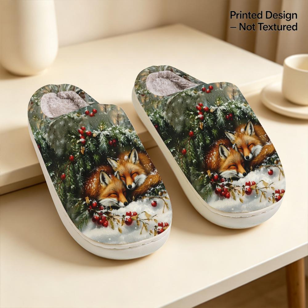 Lässige Baumwollschuhe - Niedliche Cartoon-Hausschuhe für Damen und Herren