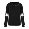 Halloween Sweatshirts for Women Spooky Season Graphic Cute Ghost Sweater Pullover Long Sleeve Crewneck Tops