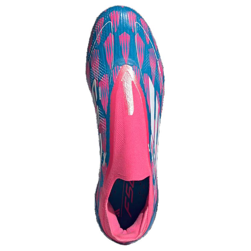 Adidas F50+ Elite Laceless Fg 'Solar Blue Cloud White Solar Pink' IG4324