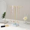 T-shaped Necklace and Earring Display Stand Detachable Density Board Base Home Bracelet and Jewelry Storage