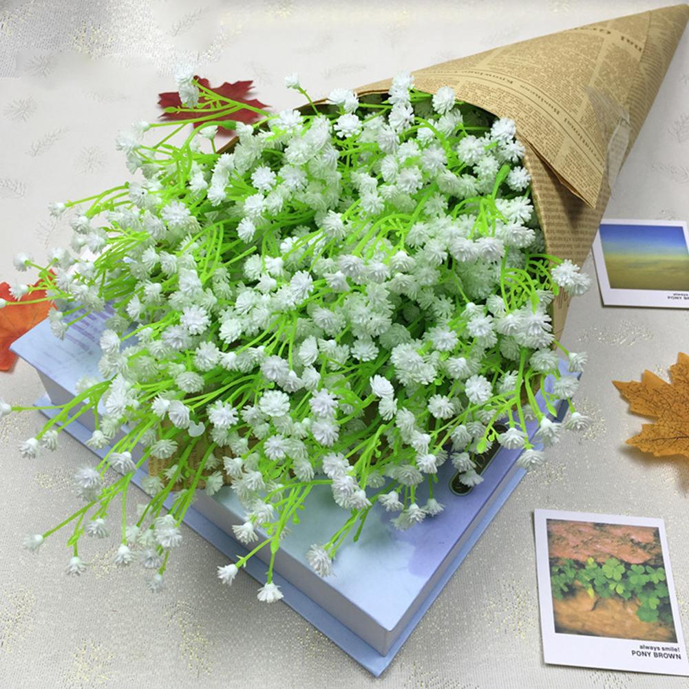 Bride Hand Bouquets Artificial Wedding Flower Simulation Babysbreath Holding Bouquet Decoration