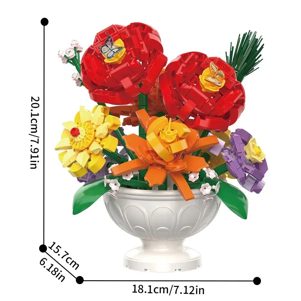 Ungiftige Botanicals Blumenarrangement DIY Bausatz Faux Bouquet Set Für Erwachsene Florales Home Dcor Kit Dekorationen Für Büro 10345