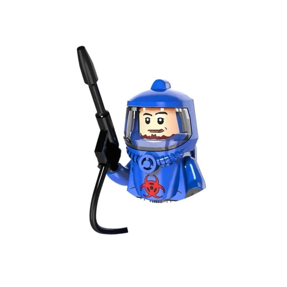 Modelové kostky Zombie Hazmat Guy MOC Sada kostek Dárky Hračky Pro Děti PG8081