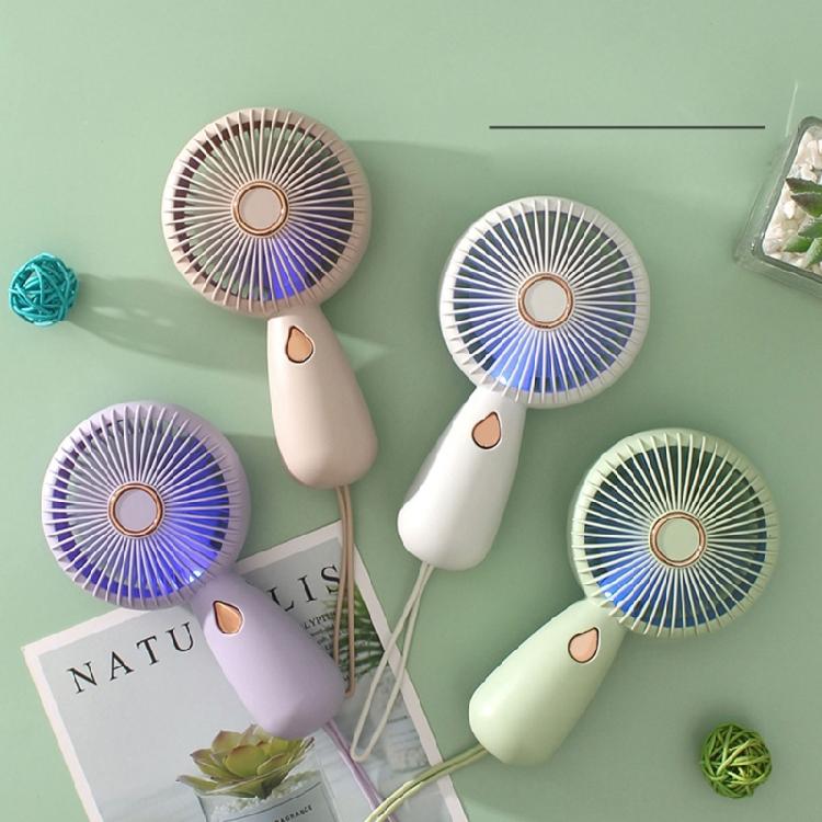 Rechargeable Battery Cooling Fan with Base USB Fan Pocket Fan Handheld Fan