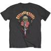 Hot Guns N Roses Band Retro Distressed Rock Loose Brand Oversized Loose Tshirt
