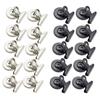 10 Pcs Magnetic Clips Strong Fridge Magnets Magnetic Paper Clamps for Refrigerator School Office Whiteboard Bulletboard