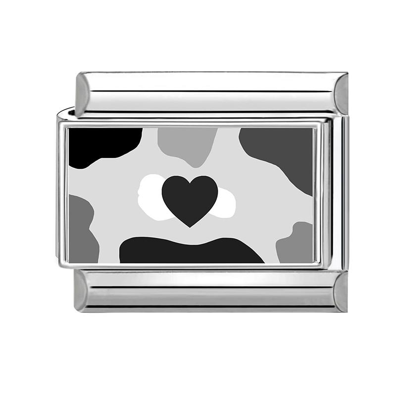 Großhandel Y2K Blau Grau Blume Seestern Wolken Sonne Katze Italienischer Charms Glieder Passend für 9mm Edelstahlarmband DIY Herstellung Geschenk
