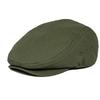 JANGOUL Cappellino Piatto con Fori d'Aria Uomo Cotone Cappello da Guidatore Estivo Berretto Newsboy Cappello Ivy Cappello Gatsby Berretto Traspirante Cappelli Casual da Golf con Bottone