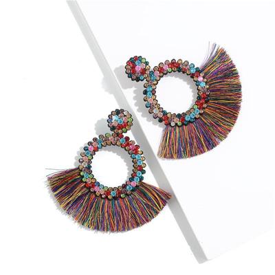 Handmade Bohemian Tassel Earrings for Women - European & American Fashion