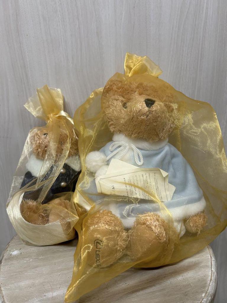 [USED] Lexus Teddy Bear Cape Style Approx. 30cm Boa Blouson 20cm