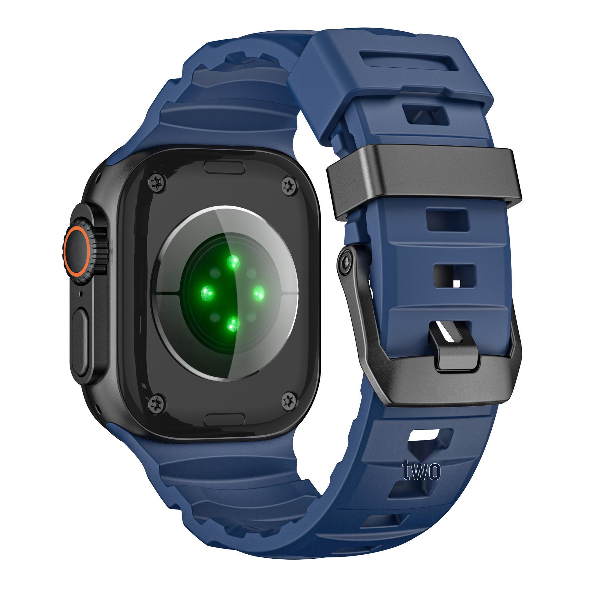 

Apple Watch Series 11 Silicone Band, Compatible with iWatch Series 10 and Trail Editions 42/44/45/46/49mm
