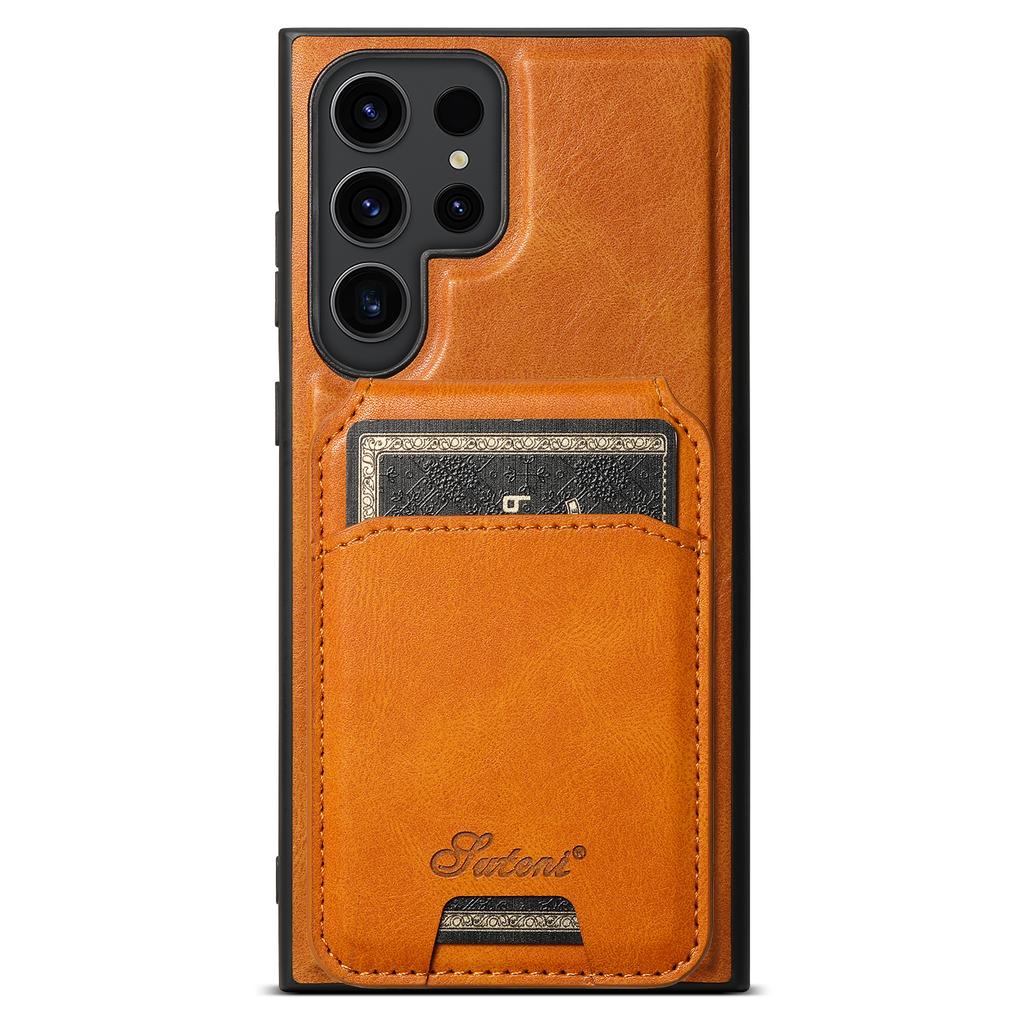 SUTENI Wallet Phone Case Card Holder Leather Magnetic Pocket Cover for Samsung Galaxy S24Ultra S23 S22Plus