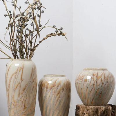 Vază Ceramică Stil Crem: Ornament Elegant pentru Sufragerie pentru Aranjamente Florale și Decorarea Holului