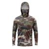 Lightweight UV Protection Fishing Hooded Long Sleeve Shirt Outdoor Sports Cycling Quick Dry Breathable Performance Top