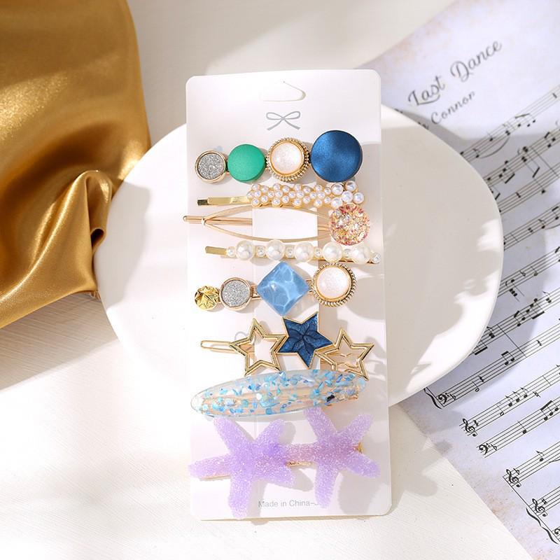 2022 Winter Korean Style Metal Hair Clip for Girls - Trendy Bangs Hairpin and Side Clip Hair Accessories