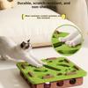 Feather Felt Cat Toy Set With Maze Balls For Interactive Play And Intelligence Development