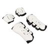 Horse Front Tendon Boots Adjustable Breathable Open Front Protective Horse Tendon Boots for Jumping White