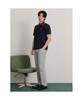 Binpolmen Cotton Blend Stretch Standard Fit Pants Light Gray