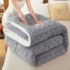 WTEMPO Foldable Lamb Fleece Quilts Warm Double-sided Plush Thick Winter Blankets Solid Home Bed & School Student Dormitory Double and Single Mattress