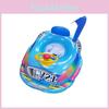 Children Inflatable Swim Ring Eco-friendly Pvc Sponge Bottom Motorboat Steering Wheel Kids Armpit Seat Ring Cartoon Design