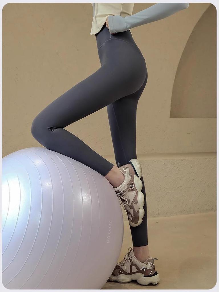 Women's Quick-Dry High Waist Yoga Pants - Breathable, Bare Feel, Hip Lifting, Tummy Control Running Leggings