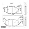Daytona Motorcycle Brake Pad Red Pad (Semi Metal Pad) MT-03(16-21)